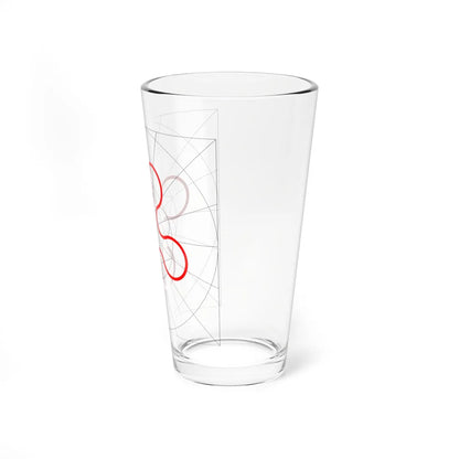 Logo of Regione Lombardia - constructions (Italy) Pint Glass 16oz - Go Mug Yourself