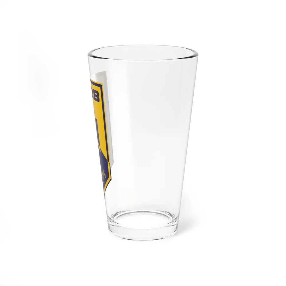 Logo of the Azov Civil Corps (Ukraine) Pint Glass 16oz-Go Mug Yourself