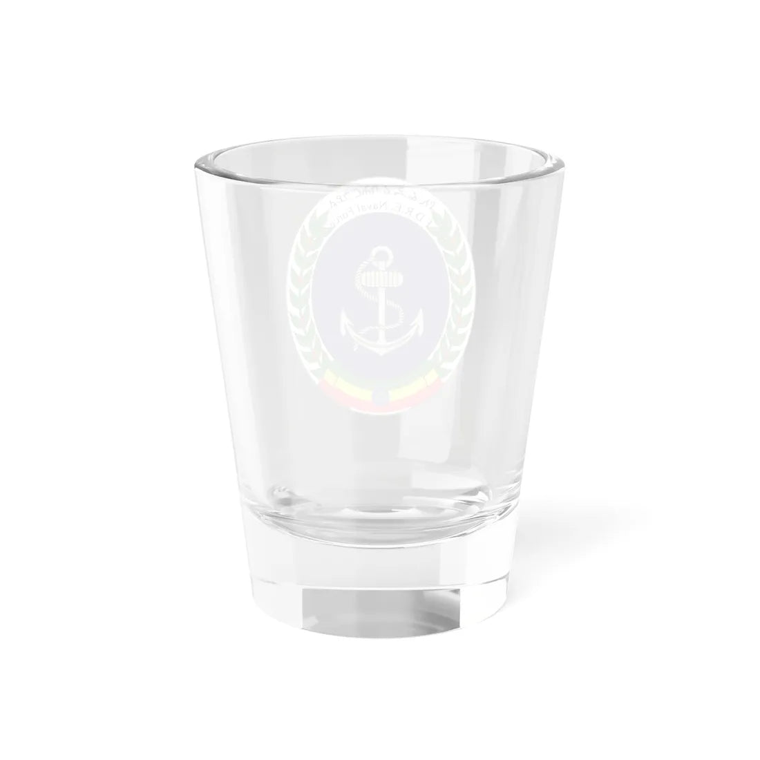 Logo of the Ethiopian Naval Force (Ethiopia) (Coat of Arms) Shot Glass 1.5oz - Go Mug Yourself