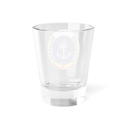 Logo of the Ethiopian Naval Force (Ethiopia) (Coat of Arms) Shot Glass 1.5oz - Go Mug Yourself