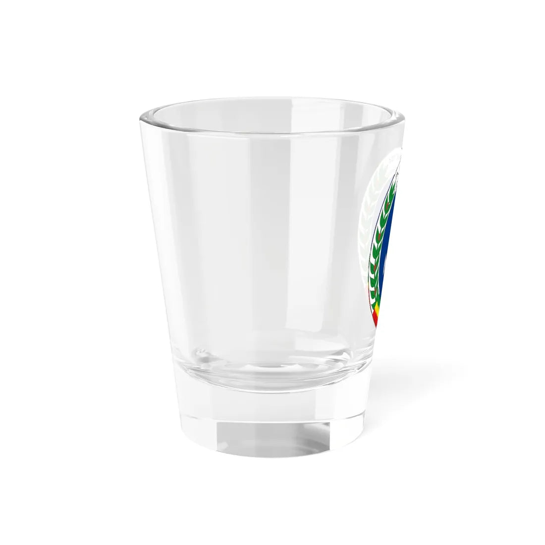 Logo of the Ethiopian Naval Force (Ethiopia) (Coat of Arms) Shot Glass 1.5oz - Go Mug Yourself