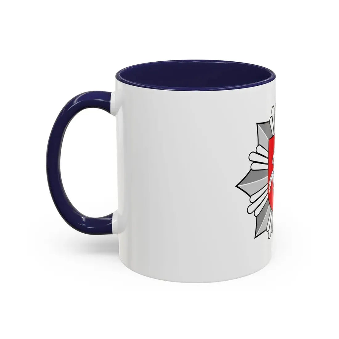Logo of the Police of Lithuania - Accent Coffee Mug - Go Mug Yourself