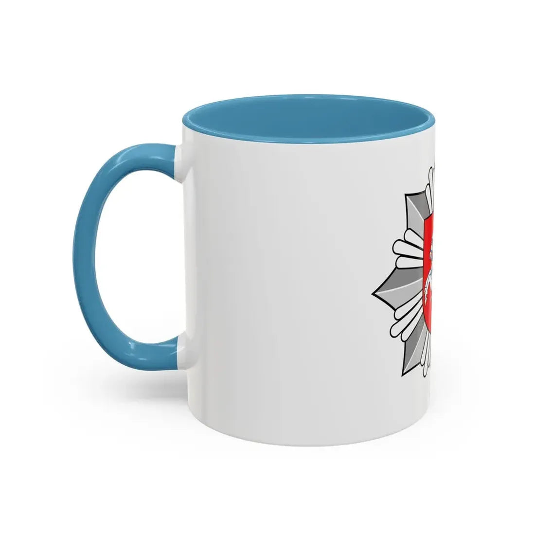 Logo of the Police of Lithuania - Accent Coffee Mug - Go Mug Yourself
