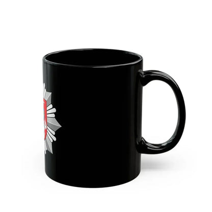 Logo of the Police of Lithuania - Black Coffee Mug - Go Mug Yourself