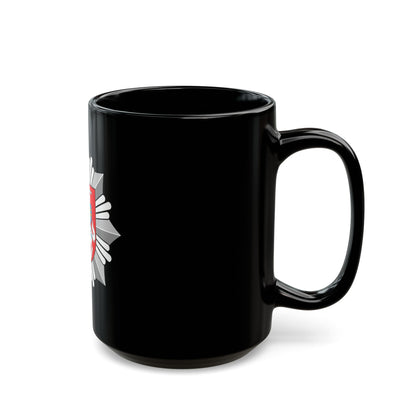 Logo of the Police of Lithuania - Black Coffee Mug-Go Mug Yourself