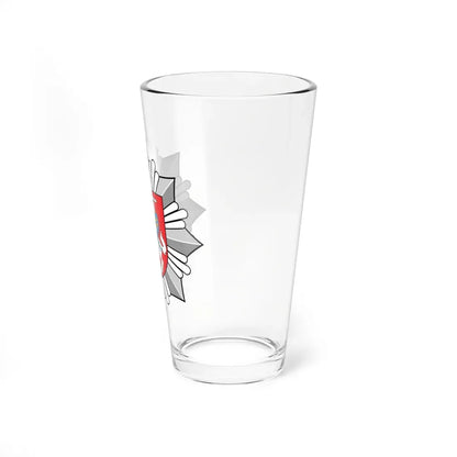 Logo of the Police of Lithuania - Pint Glass 16oz - Go Mug Yourself