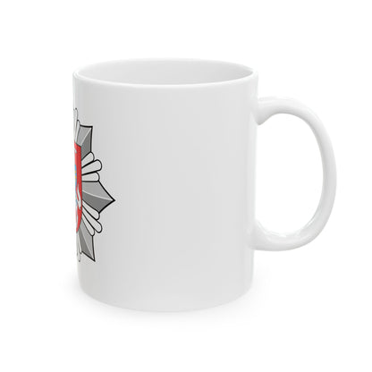 Logo of the Police of Lithuania - White Coffee Mug-Go Mug Yourself