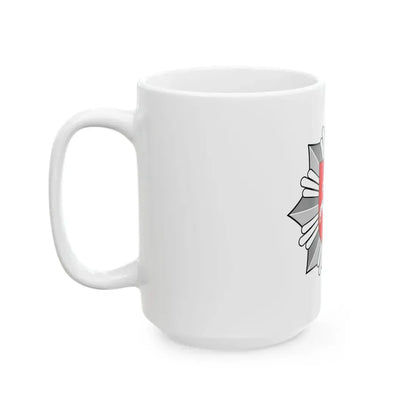 Logo of the Police of Lithuania - White Coffee Mug - Go Mug Yourself