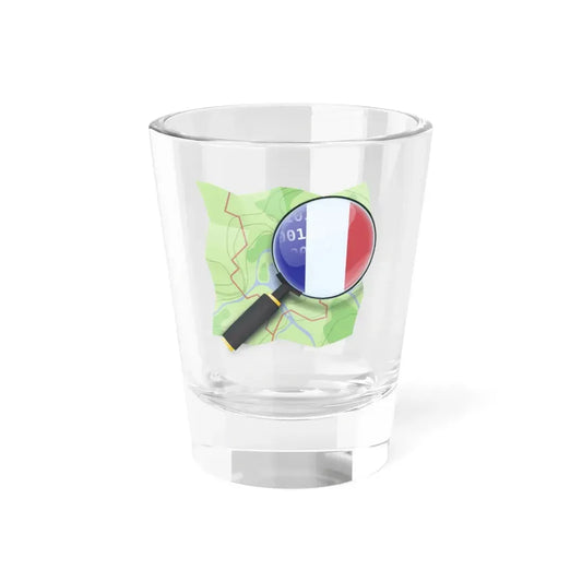 Logo OSM France Flag (France) Shot Glass 1.5oz 1.5oz - Go Mug Yourself