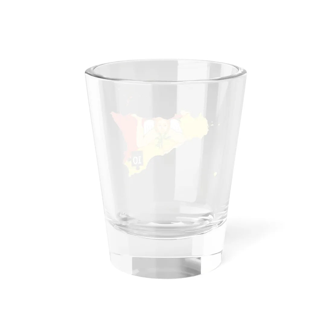 Logo Wikipedia 10 - Sicilia 6 (Italy) Shot Glass 1.5oz - Go Mug Yourself