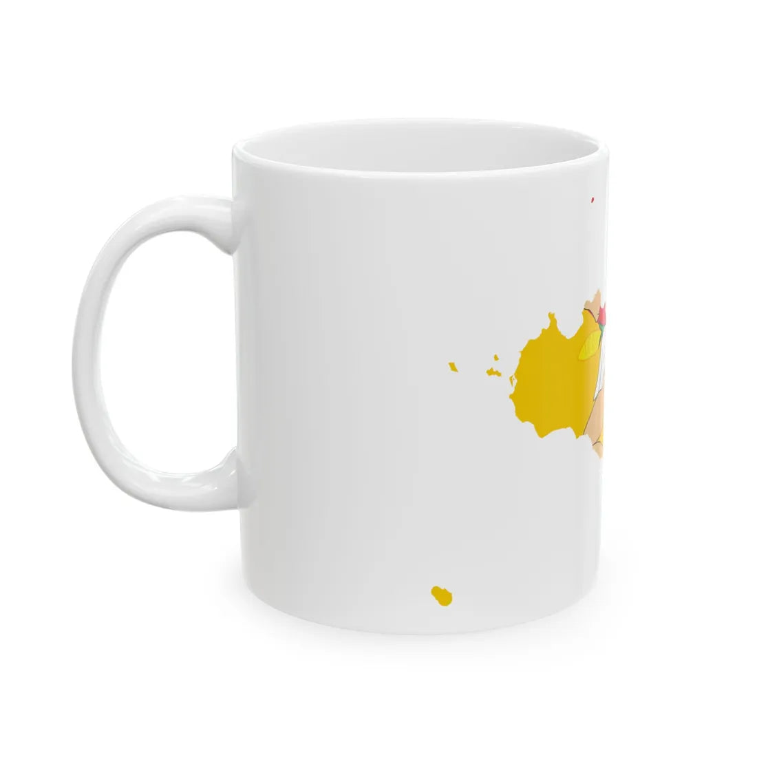 Logo Wikipedia 10 - Sicilia 6 (Italy) White Coffee Mug - Go Mug Yourself