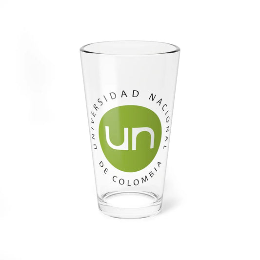Logotipo de la Universidad Nacional de Colombia (Colombia) (Coat of Arms) Pint Glass 16oz 16oz - Go Mug Yourself