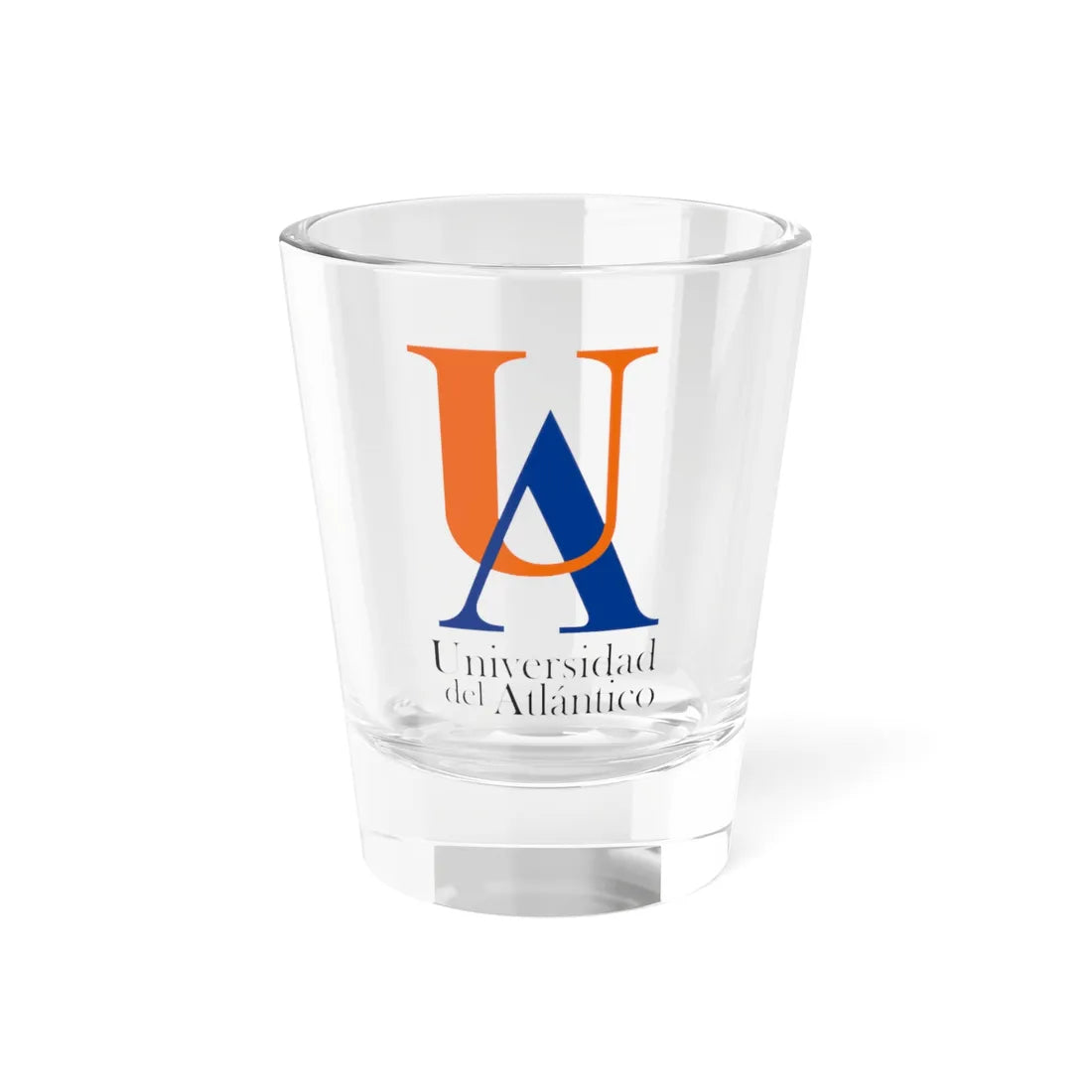 Logotipo Institucional de la Universidad del Atlántico (Colombia) (Coat of Arms) Shot Glass 1.5oz 1.5oz - Go Mug Yourself