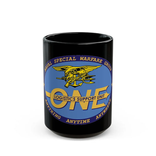 LOGSU One (U.S. Navy) Black Coffee Mug-15oz-Go Mug Yourself