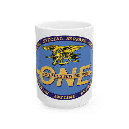 LOGSU One (U.S. Navy) White Coffee Mug-15oz-Go Mug Yourself