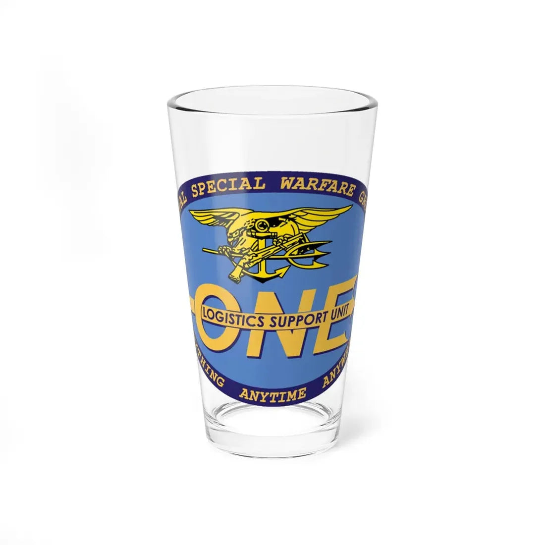 LOGSU One (U.S. Navy) Pint Glass 16oz 16oz - Go Mug Yourself