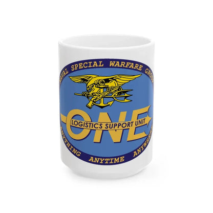 LOGSU One (U.S. Navy) White Coffee Mug 15oz - Go Mug Yourself