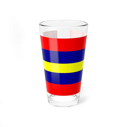 Loja Flag (Ecuador) Pint Glass 16oz 16oz - Go Mug Yourself