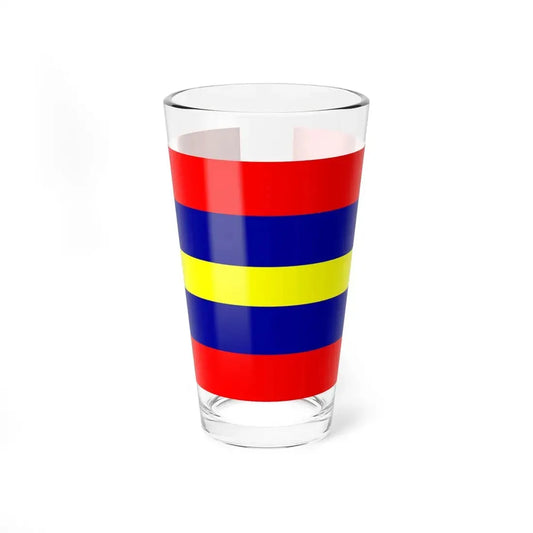 Loja Flag (Ecuador) Pint Glass 16oz 16oz - Go Mug Yourself
