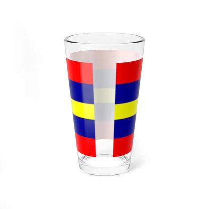 Loja Flag (Ecuador) Pint Glass 16oz - Go Mug Yourself