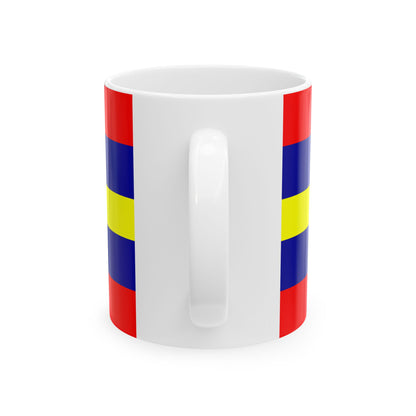 Loja Flag (Ecuador) White Coffee Mug-Go Mug Yourself