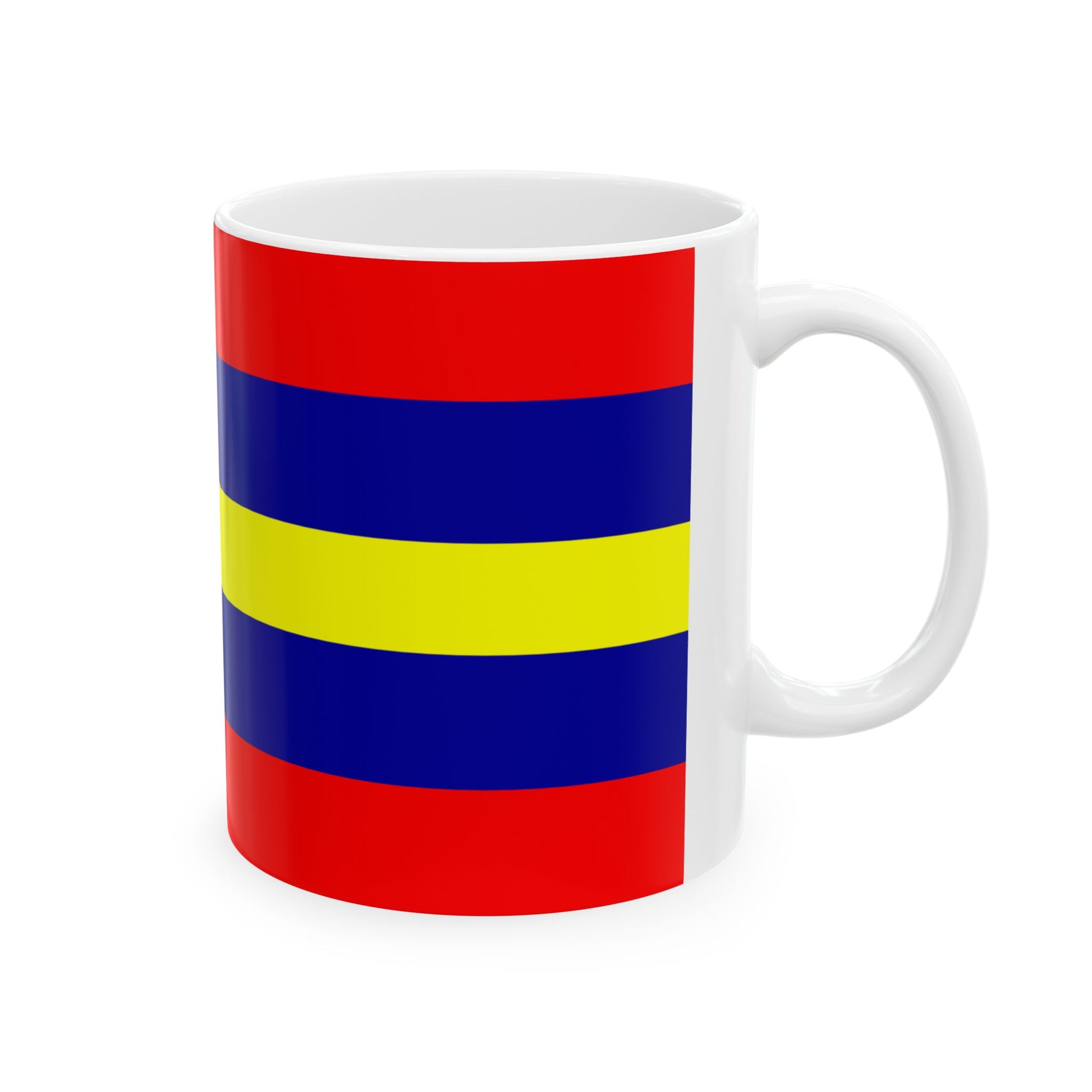Loja Flag (Ecuador) White Coffee Mug-Go Mug Yourself