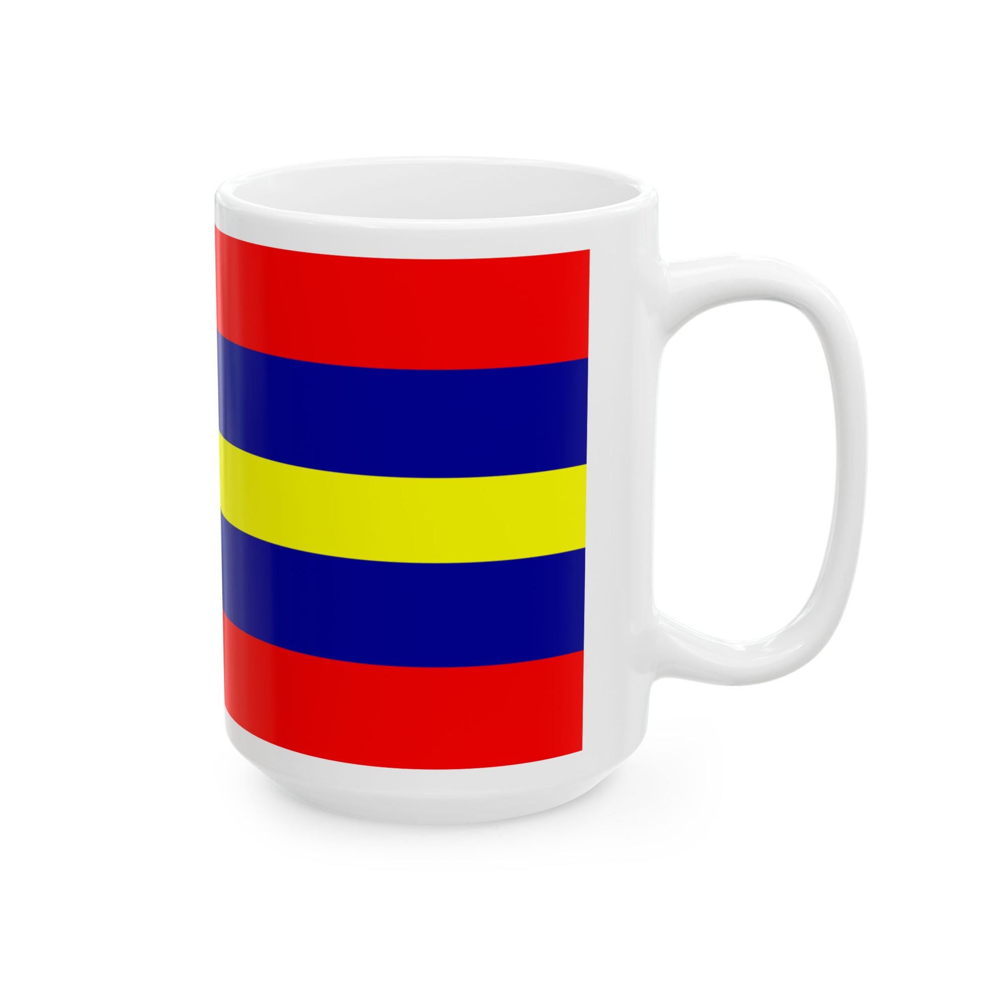 Loja Flag (Ecuador) White Coffee Mug-Go Mug Yourself
