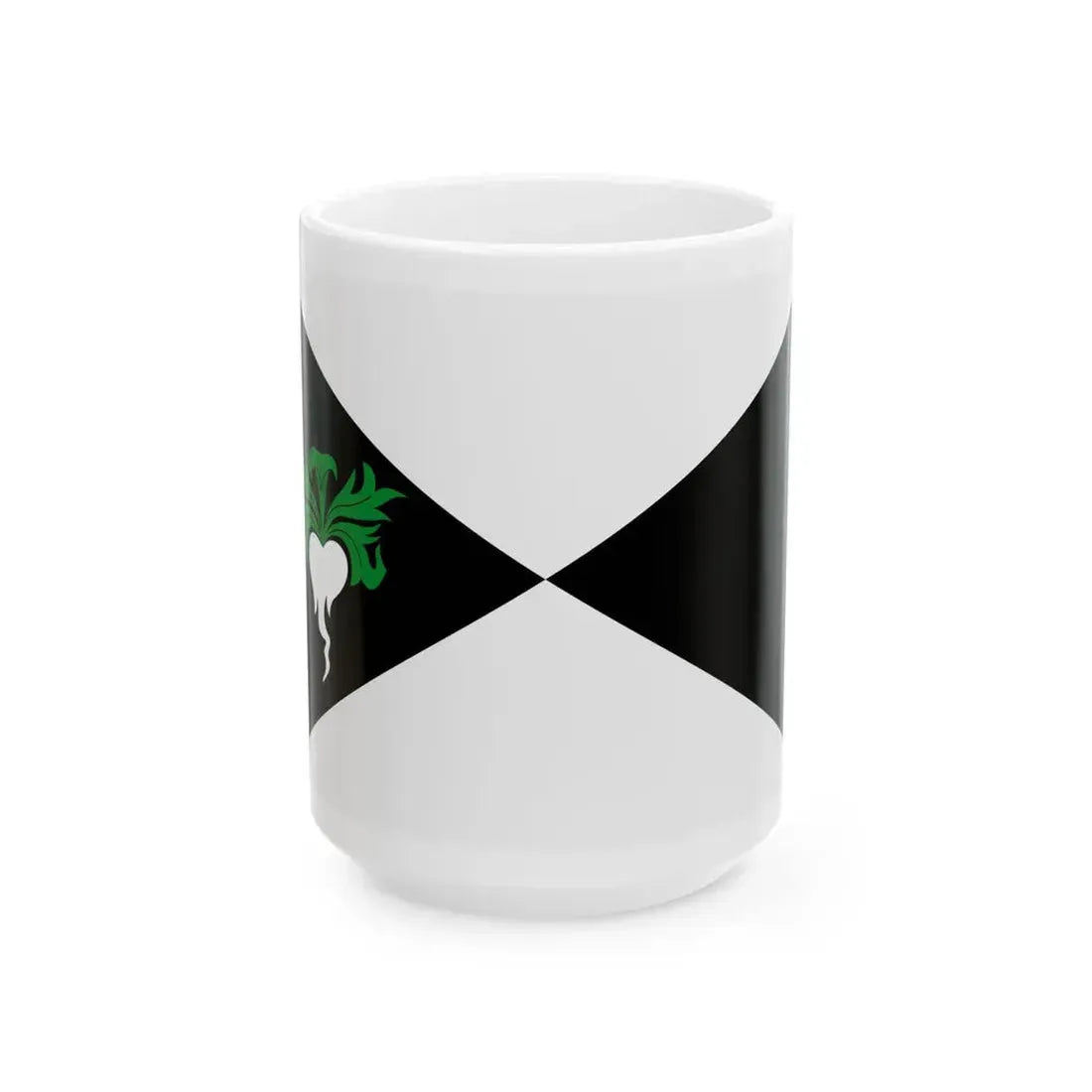 Lokeren vlag (Belgium) White Coffee Mug 15oz - Go Mug Yourself