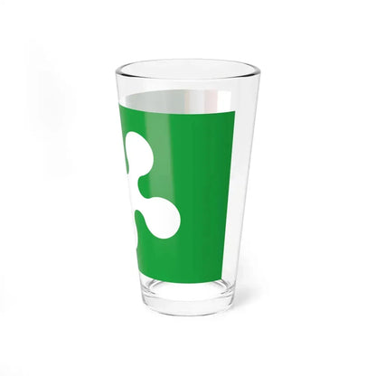 Lombardy Flag Proposal 2015 (Italy) Pint Glass 16oz - Go Mug Yourself
