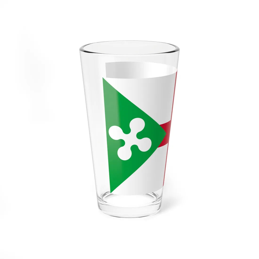 Lombardy Flag Proposal - Project 6 (Italy) Pint Glass 16oz - Go Mug Yourself