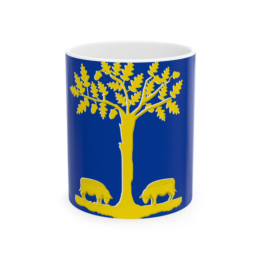 Lommel vlag (Belgium) White Coffee Mug-11oz-Go Mug Yourself