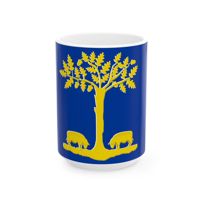 Lommel vlag (Belgium) White Coffee Mug-15oz-Go Mug Yourself
