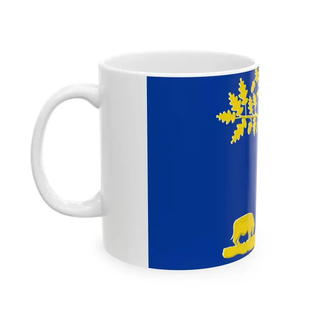 Lommel vlag (Belgium) White Coffee Mug - Go Mug Yourself