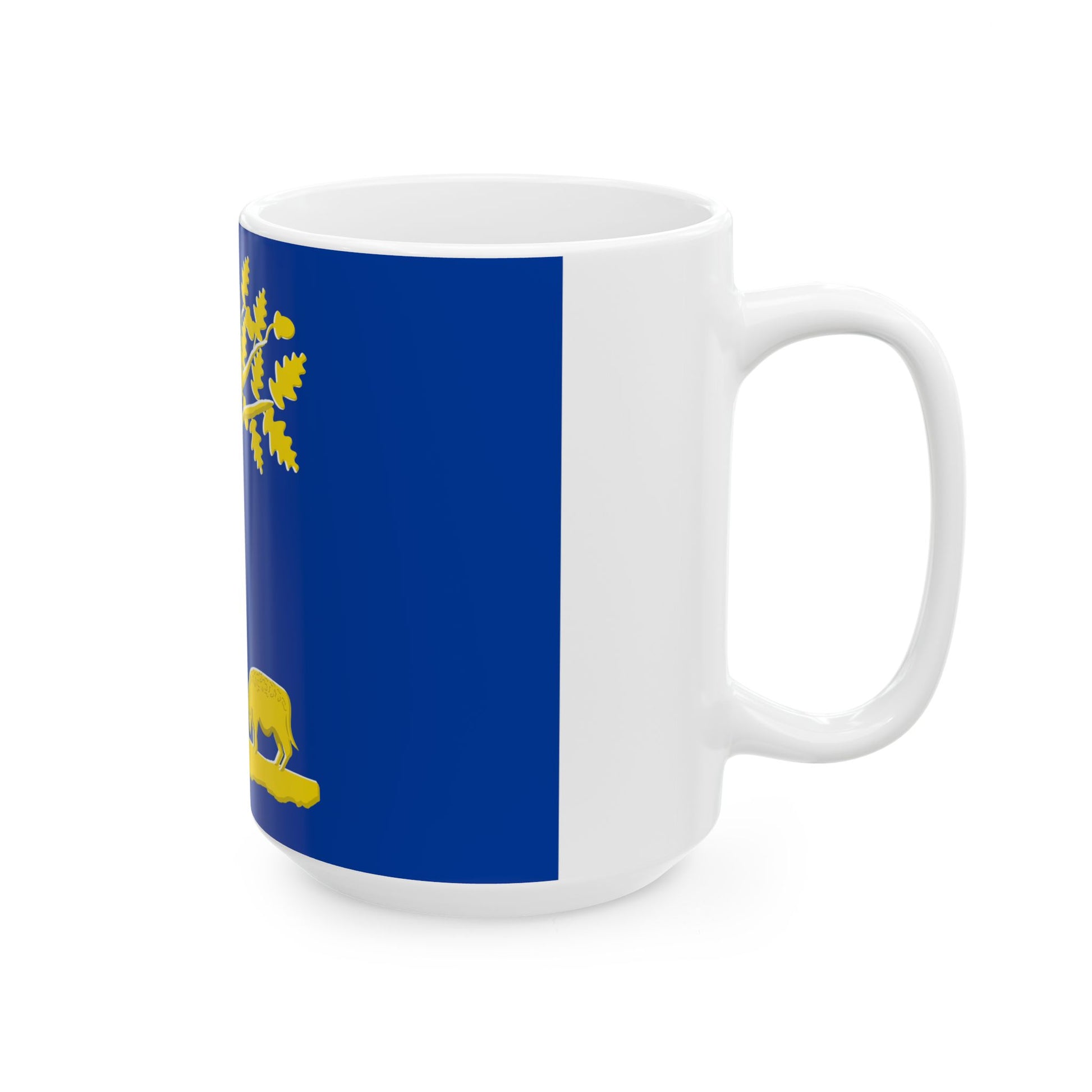 Lommel vlag (Belgium) White Coffee Mug-Go Mug Yourself