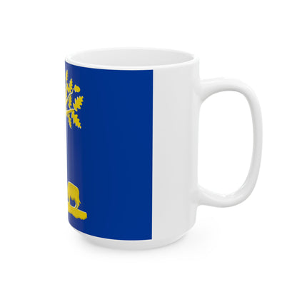 Lommel vlag (Belgium) White Coffee Mug-Go Mug Yourself