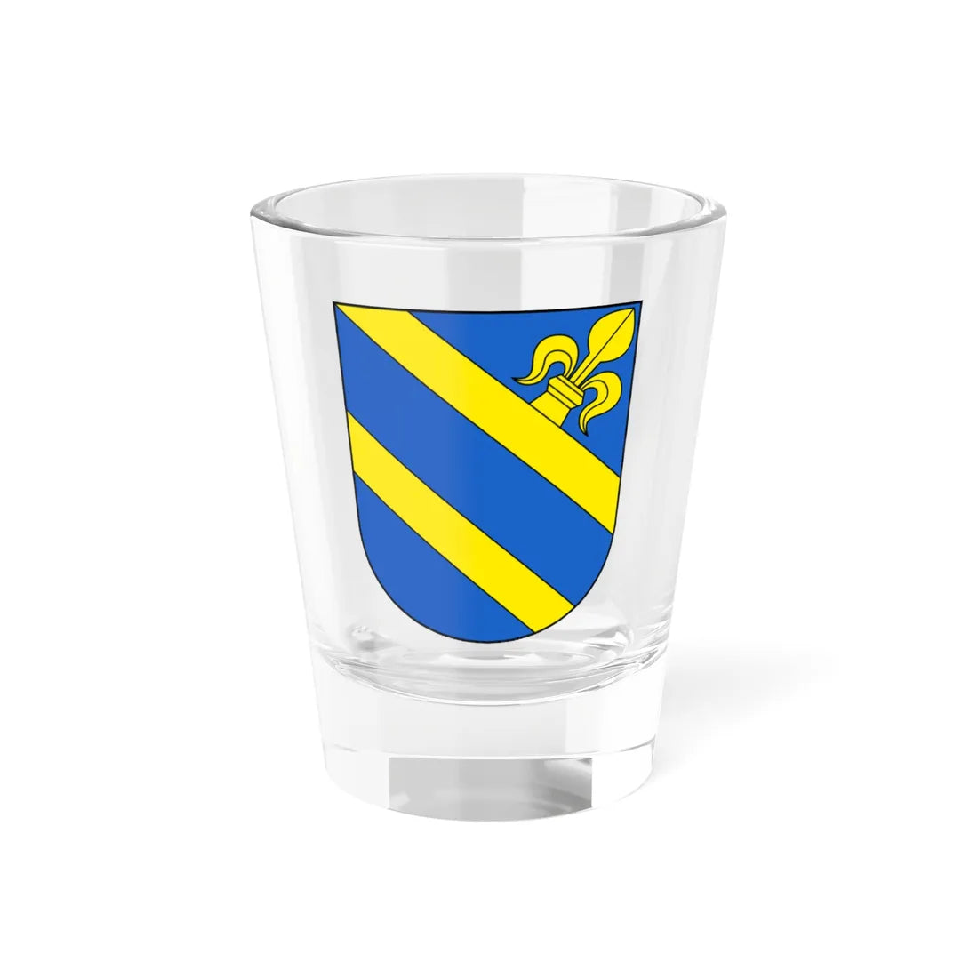 Lommis-blazon (Switzerland) (Coat of Arms) Shot Glass 1.5oz 1.5oz - Go Mug Yourself