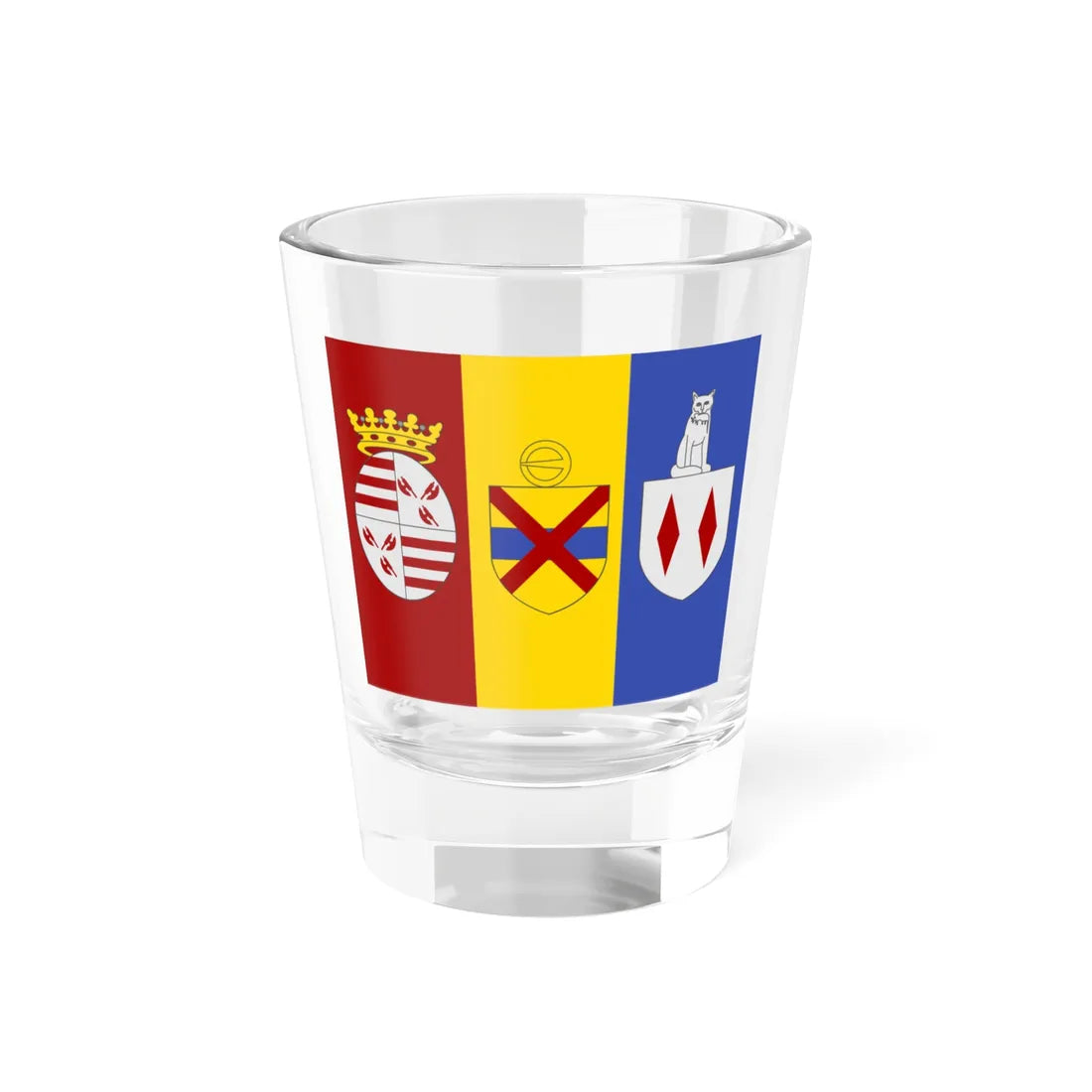 Londerzeel vlag (Belgium) Shot Glass 1.5oz 1.5oz - Go Mug Yourself