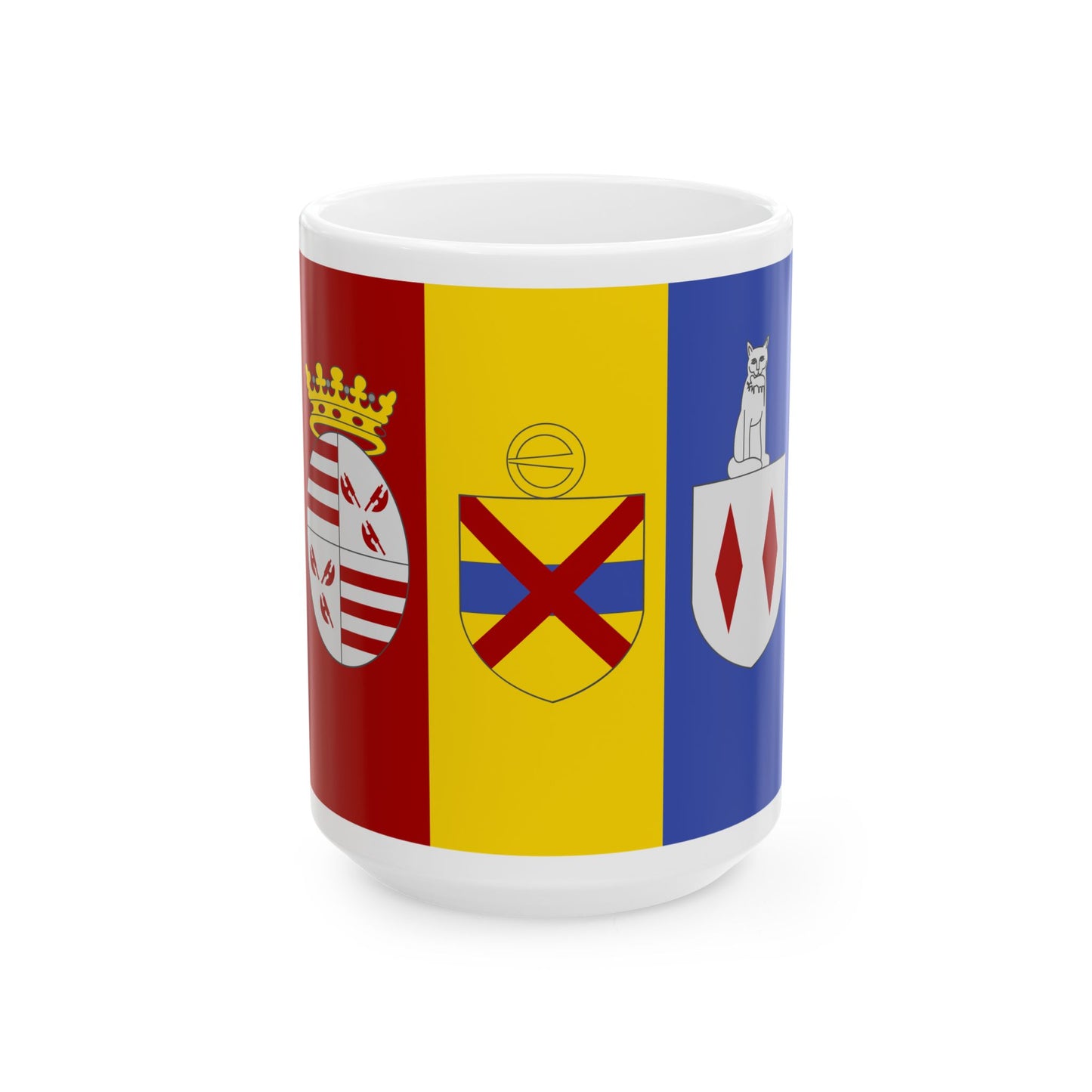 Londerzeel vlag (Belgium) White Coffee Mug-15oz-Go Mug Yourself