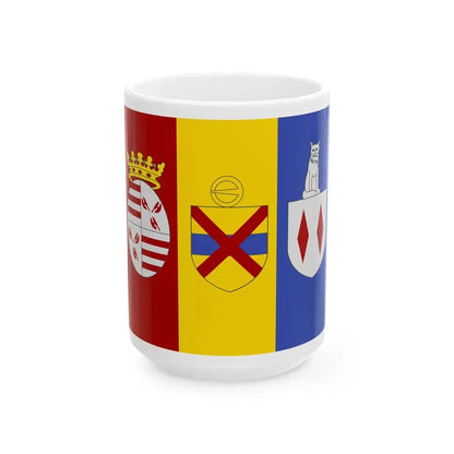 Londerzeel vlag (Belgium) White Coffee Mug 15oz - Go Mug Yourself