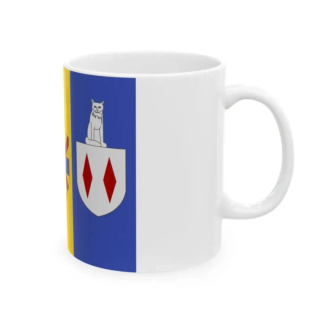 Londerzeel vlag (Belgium) White Coffee Mug - Go Mug Yourself