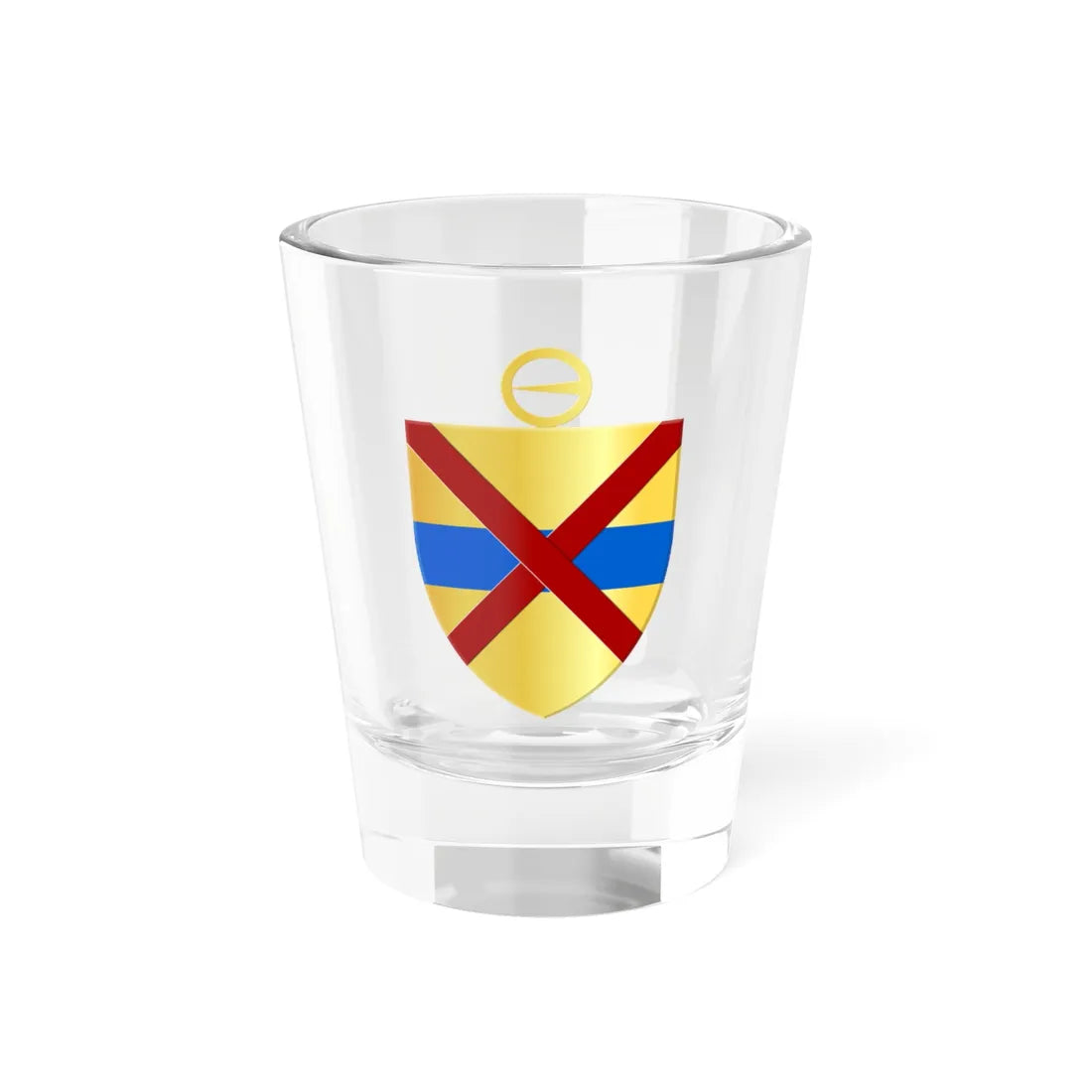 Londerzeel wapen (Belgium) (Coat of Arms) Shot Glass 1.5oz 1.5oz - Go Mug Yourself