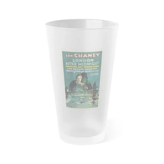 LONDON AFTER MIDNIGHT 1927 Movie Poster - Frosted Pint Glass 16oz Default Title - Go Mug Yourself