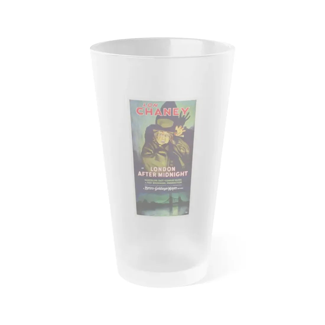 LONDON AFTER MIDNIGHT (2) 1927 Movie Poster - Frosted Pint Glass 16oz Default Title - Go Mug Yourself