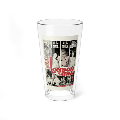 LONDON IN THE RAW 1964 Movie Poster - Pint Glass 16oz-16oz-Go Mug Yourself