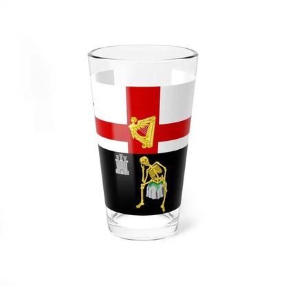 Londonderry flag (Ireland) Pint Glass 16oz 16oz - Go Mug Yourself