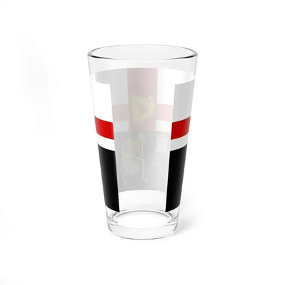 Londonderry flag (Ireland) Pint Glass 16oz - Go Mug Yourself