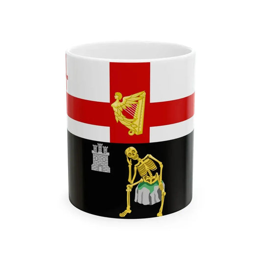 Londonderry flag (Ireland) White Coffee Mug 11oz - Go Mug Yourself