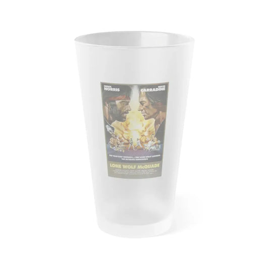 LONE WOLF MCQUADE 1983 Movie Poster - Frosted Pint Glass 16oz Default Title - Go Mug Yourself
