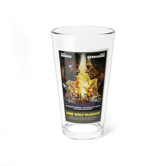 LONE WOLF MCQUADE 1983 Movie Poster - Pint Glass 16oz 16oz - Go Mug Yourself