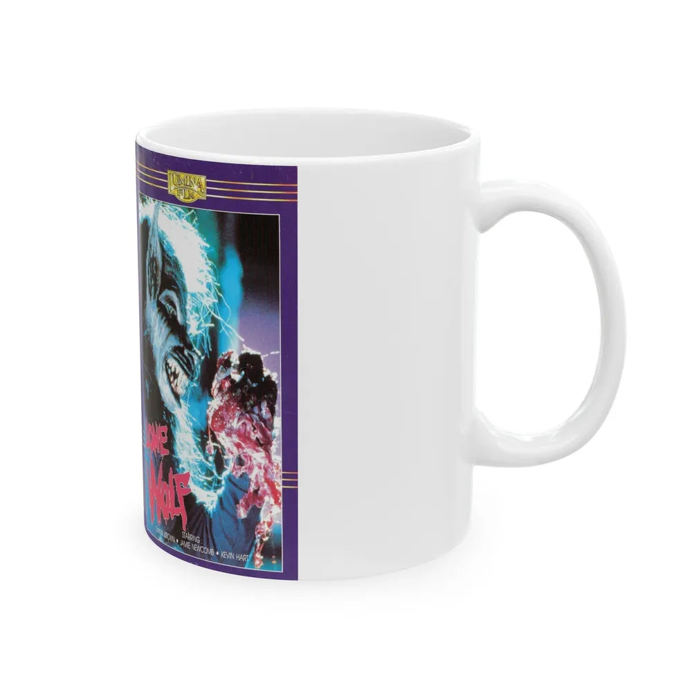 LONE WOLF (VHS COVER) - White Coffee Mug-Go Mug Yourself